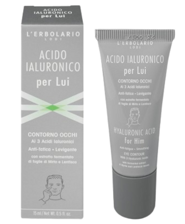 L'Erbolario Contorno Occhi Acido Ialuronico per Lui Gel ultra - fresco 15 ml